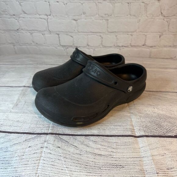 CROCS Black Sole Clogs - Picture 2 of 6